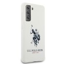 US Polo USHCS21MSLHRWH S21+ G996 biały/white Silicone Logo