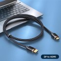 USAMS Kabel DP - HDMI U74 2.0m czarny/black 4K HD SJ530HD01 (US-SJ530)