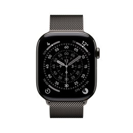 Apple Watch Series 11 GPS + Cellular 46mm Koperta z tytanu w kolorze łupkowym i pętelką w kolorze łupkowym - S/M