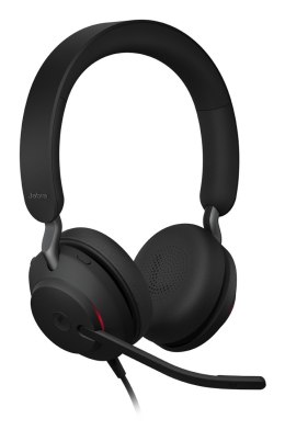 Jabra Evolve2 40 SE Zestaw słuchawkowy Przewodowa Opaska na głowę Połączenia/muzyka USB Type-C / USB Type-A Czarny
