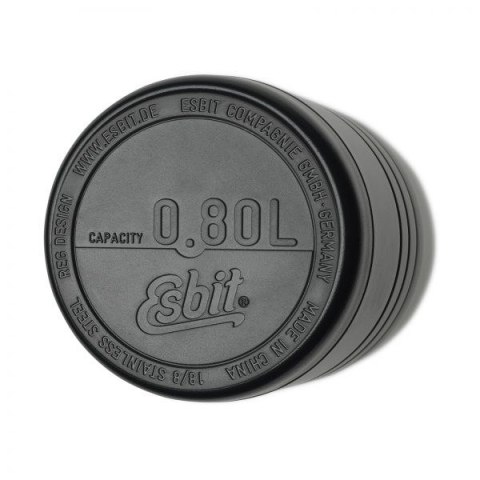 Pojemnik do przechowywania żywności ESBIT FJ800TL-BK okrągły dzbanek 0,8 l czarny 1 szt.