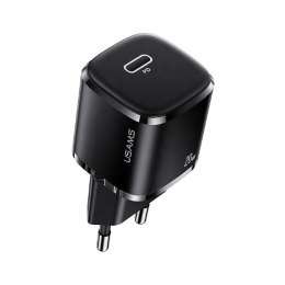 USAMS Ładowarka siec. 1xUSB-C T36 mini 20W (only head) PD3.0 Fast Charging czarny/black CC124TC01 (US-CC124)