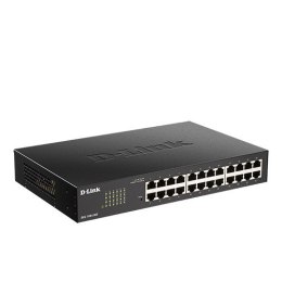 D-Link DGS-1100-24V2 łącza sieciowe Zarządzany L2 Gigabit Ethernet (10/100/1000) 1U Czarny