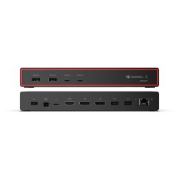 Inteligentna stacja dokująca Lenovo ThinkPad USB4 5500 (z zasilaczem 135 W) | Ilość DisplayPorts: 2 | Ilość portów HDMI: 1 | 100