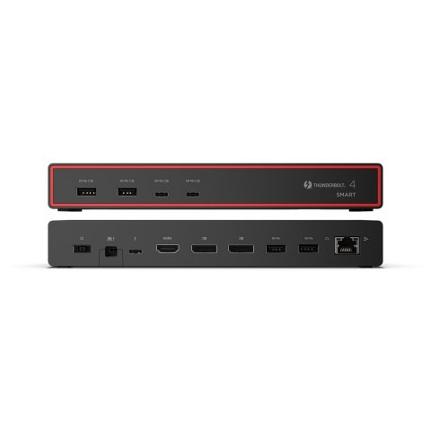 Inteligentna stacja dokująca Lenovo ThinkPad USB4 5500 (z zasilaczem 135 W) | Ilość DisplayPorts: 2 | Ilość portów HDMI: 1 | 100