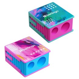 Berlingo, temperówka dwu-otworowa Collision XS, color, 18szt