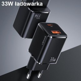USAMS Ładowarka siec. 1xUSB-C+1xUSB T43 33W (only head) PD3.0 +QC3.0 Fast Charging biały/white CC144TC02 (US-CC144)