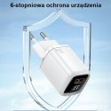 USAMS Ładowarka siec. 1xUSB-C+1xUSB T46 33W (only head) PD3.0 +QC3.0 Fast Charging czarny/black CC152TC01 (US-CC152)