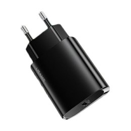 USAMS Ładowarka siec. 1xUSB-C T39 20W (only head) PD3.0 Fast Charging czarny/black CC131TC01 (US-CC131)