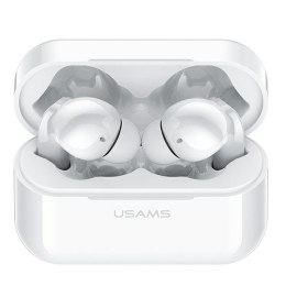 USAMS Słuchawki Bluetooth 5.0 TWS LY series ANC bezprzewodowe biały/white BHULY06