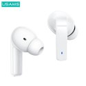 USAMS Słuchawki Bluetooth 5.0 TWS LY series ANC bezprzewodowe biały/white BHULY06