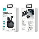 USAMS Słuchawki Bluetooth 5.2 TWS NX10 Series Dual mic bezprzewodowe czarny/black BHUNX01