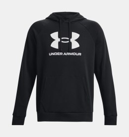 Bluza z kapturem Under Armour Rival Fleece Logo Hoodie - black/white