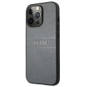 Guess GUHCP13LPSASBGR iPhone 13 Pro / 13 6,1" szary/grey Saffiano Strap