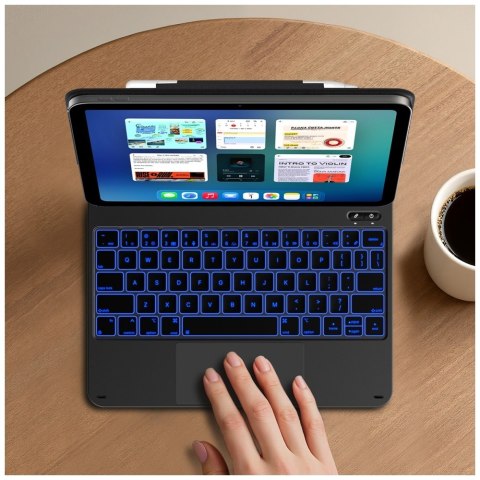 Etui Typecase Edge z klawiaturą do iPad Air 13" 2024/2025 czarny