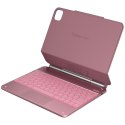 Etui Typecase Edge z klawiaturą do iPad Air 13" 2024/2025 różany