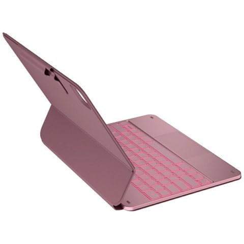 Etui Typecase Edge z klawiaturą do iPad Air 13" 2024/2025 różany