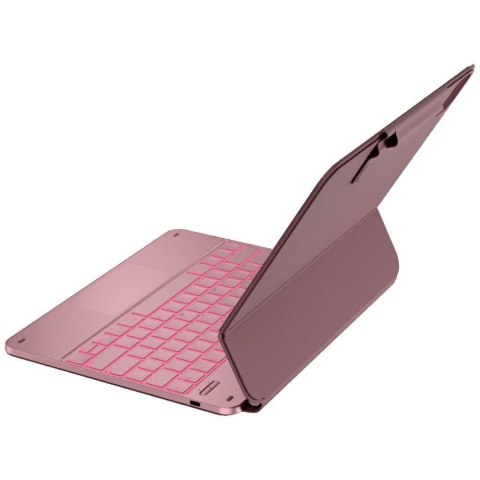 Etui Typecase Edge z klawiaturą do iPad Air 13" 2024/2025 różany