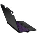 Etui Typecase Flexbook Touch z klawiaturą do iPad Air 13" 2024/2025 czarny