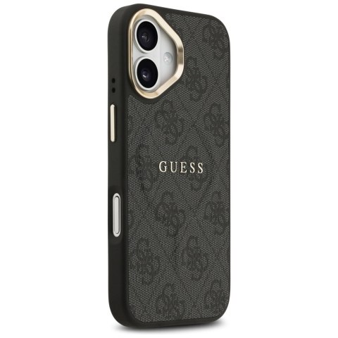 Etui Guess 4G PU Classic Logo MagSafe do iPhone 17 czarny