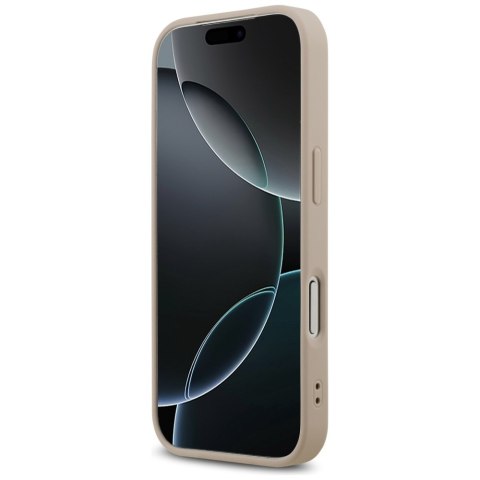 Etui Guess 4G Ring Classic Logo MagSafe do iPhone 17 Pro różowy