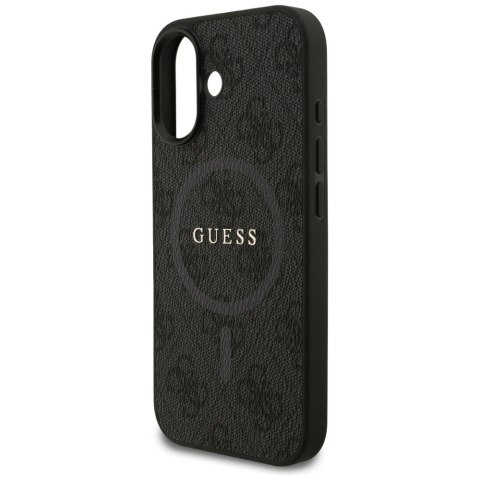 Etui Guess 4G Ring Classic Logo MagSafe do iPhone 17 czarny