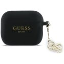 Etui Guess Silicone 4G Charm do AirPods Pro 3 czarny