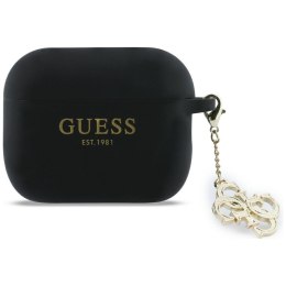 Etui Guess Silicone 4G Charm do AirPods Pro 3 czarny