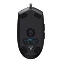 Logitech G203 Lightsync Mysz przewodowa, czarna, 8000DPI