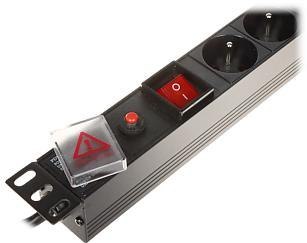 Listwa zasilająca 6 gniazd PD-6/R-OP