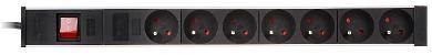 Listwa zasilająca 7 gniazd PD-7K/RACK