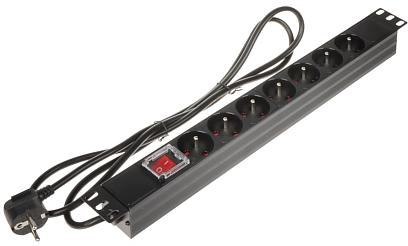Listwa zasilająca 7 gniazd PD-7/R-N