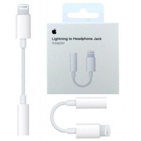 Adapter APPLE MMX62AM/A blister Lightning na jack 3,5mm