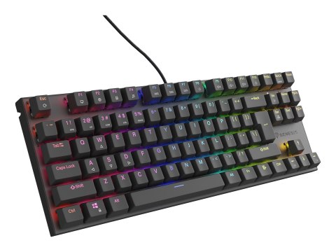 Klawiatura GENESIS Thor 303 TKL Gaming USB QWERTY US English Czarny