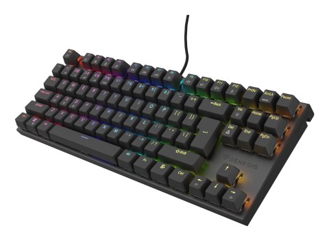 Klawiatura GENESIS Thor 303 TKL Gaming USB QWERTY US English Czarny