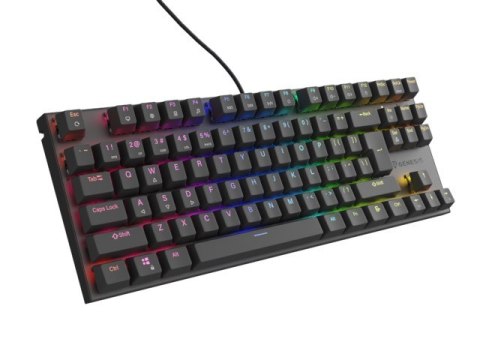 Klawiatura GENESIS Thor 303 TKL Gaming USB QWERTY US English Czarny