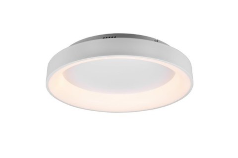 Plafon LED Trio Girona, 60 cm, biały, 5600 lm, odcienie białego światła