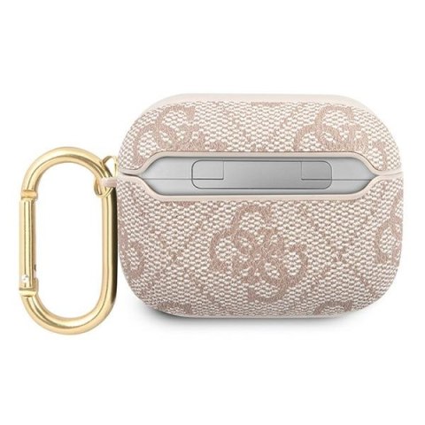 Guess GUAP4GSMP AirPods Pro cover różowy/pink 4G Script Metal Collection