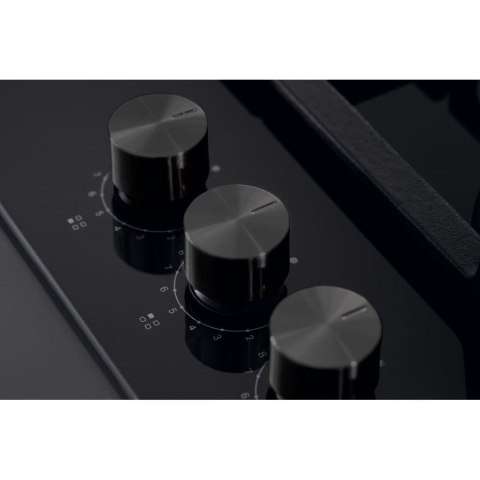 Whirlpool AKTL 629/NB1 płyta kuchenna Czarny Wbudowany 59 cm Gaz 4 stref(y)