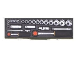 Proxxon 23 020 Zestaw kluczy nasadowych 27 szt.