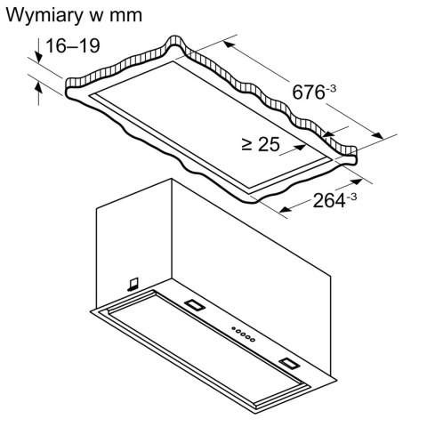 Okap BOSCH DLN78PC60