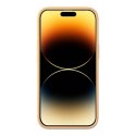 Etui Baseus Liquid Silica Gel do iPhone 14 Pro Max (żółte) +szkło hartowane +zestaw czyszczący