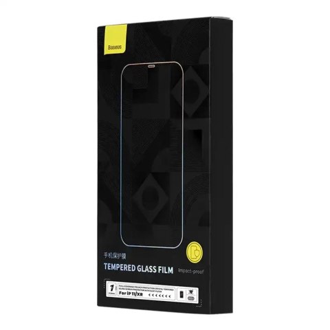 Szkło hartowane z filtrem prywatyzującym 0.3mm Baseus do iPhone 11/XR