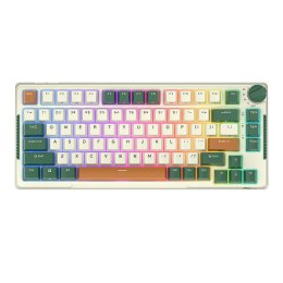 Bezprzewodowa klawiatura mechaniczna Royal Kludge RKH81 RGB, Sky cyan switch (zielona) (QWERTY)
