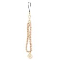 Guess zawieszka GUSTSAS4P Phone Strap różowy/pink Chain Metal 4G Charm