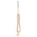 Guess zawieszka GUSTSAS4P Phone Strap różowy/pink Chain Metal 4G Charm