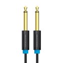 Kabel audio TS 6,35mm Vention BAABI 3m, czarny