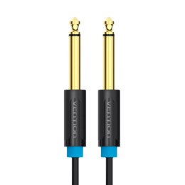 Kabel audio TS 6,35mm Vention BAABI 3m, czarny