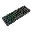 Klawiatura mechaniczna Royal Kludge RK61 RGB, brown switch (czarna) (QWERTY)