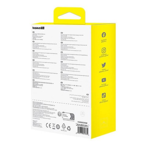 Uchwyt samochodowy z ładowaniem bezprzewodowym Baseus MagPro 15W (czarny)